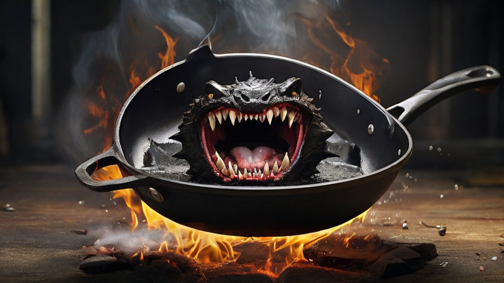 フライパンの逆襲
