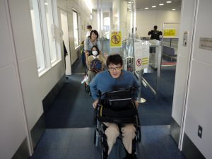 出国ゲート無事通過