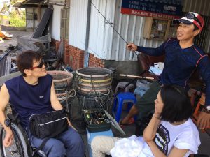 釣り前のミーティング