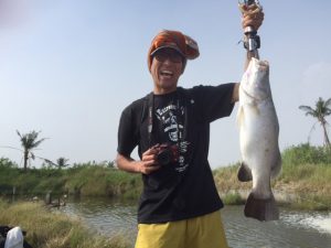 ちゃっかりバラマンディ