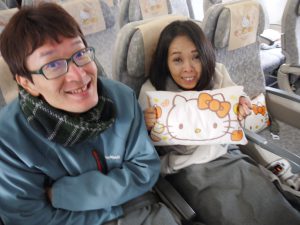 帰りもキティちゃん