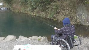 テーパーラインでのキャストシーン