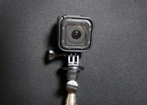 Goproを取り付けた状態
