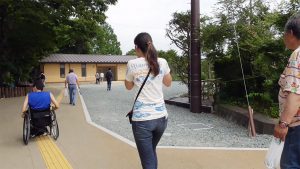 忍野八海の車いす対応トイレ