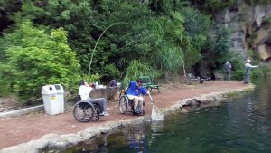 夫婦でキャッチ