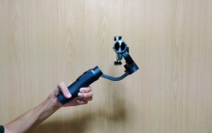 ジンバルを上方に向けた状態