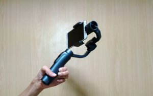 ジンバルをうんと高く向けた状態