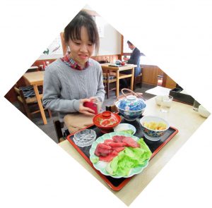 Kさんとウミガメ刺身定食