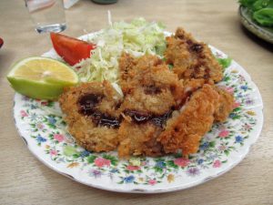 ダチョウの唐揚げ