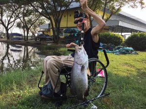 私とバラマンディ