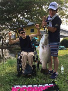 私とK氏とバラマンディ