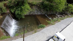 落差のある流れ