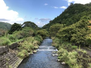 流れはとても早い川