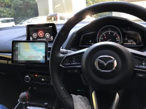 ポータブルナビを移設