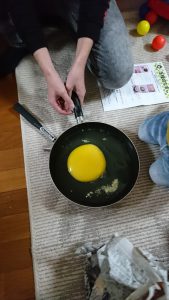 フライパンでギリギリ^^;