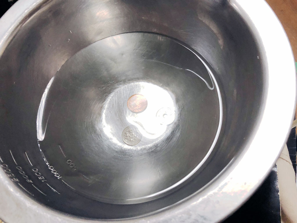 CPLフィルター装着前