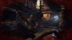 巨大なハサミを持って怒ったジャック・ベイカー