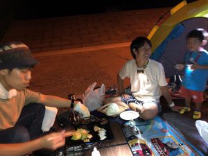 バーベキューは楽しいね