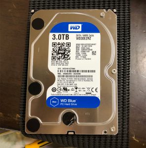 壊れたWestern DigitalのHDD