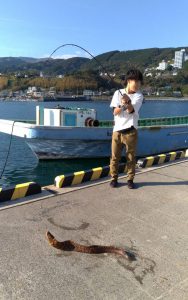 パパは頑張って大物ゲット！