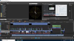 VEGASPROの編集画面