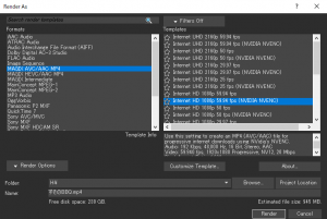 MAGIXの基本プリセット