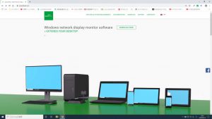 マルチモニタを実現するソフトspacedeskのホームページ