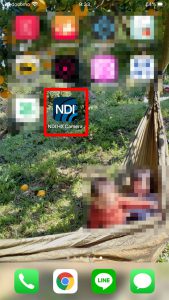 NDI HX Camera アプリを起動