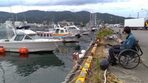 釣りをしているフリ？の私