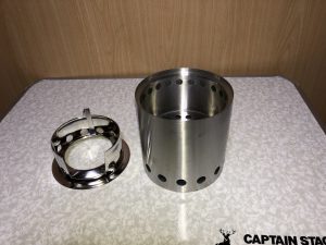 ソロストーブもどき横から