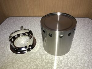 ソロストーブもどき の下側