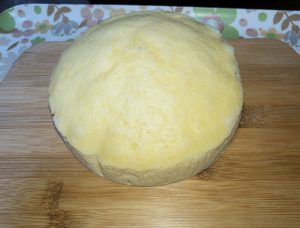 自画自賛した 蒸しパン