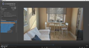 INTEL  Core i5-10400のCINEBENCH R20結果