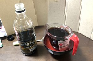 ペットボトルでコーヒーゼリー