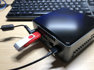 ミニパソコンにインストール