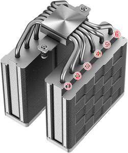 ヒートパイプの本数