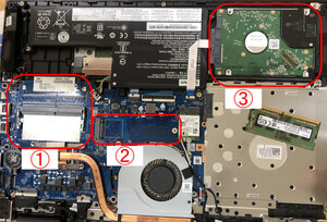 PC-GN12ZQNAH のメインボード