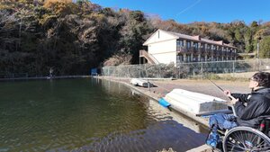 ラインに重さを乗せてうりゃ~