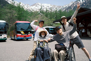 絶景の北アルプスを代表する上高地に到着