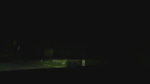 道間違いポイント夜間の様子