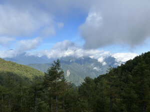 北岳展望デッキからの眺め