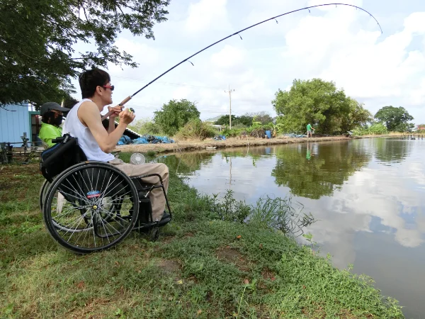 バラマンディの有名釣り場ブンマーポンドで釣る私