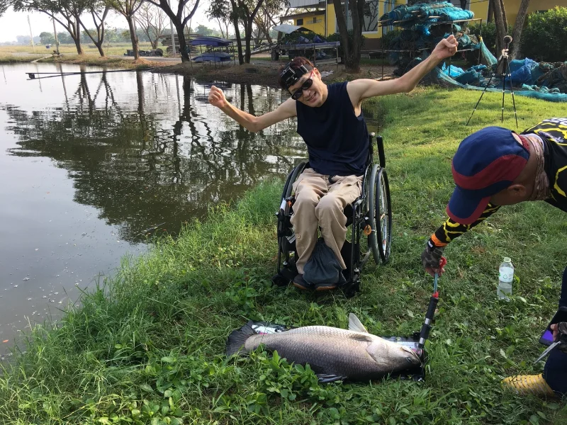 10kgオーバーのバラマンディが釣れた